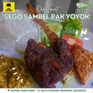 SEGO SAMBEL P YOYOK - BEBEK HITAM