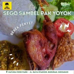 SEGO SAMBEL P YOYOK - BEBEK PENYET